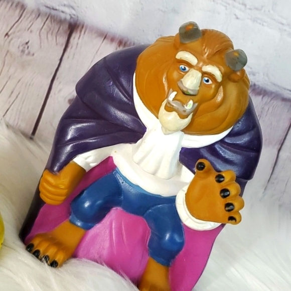 VTG Disney Princess Belle Beauty and The Beast Hand Puppet Figure Pizza Hut 1992 - Picture 5 of 17